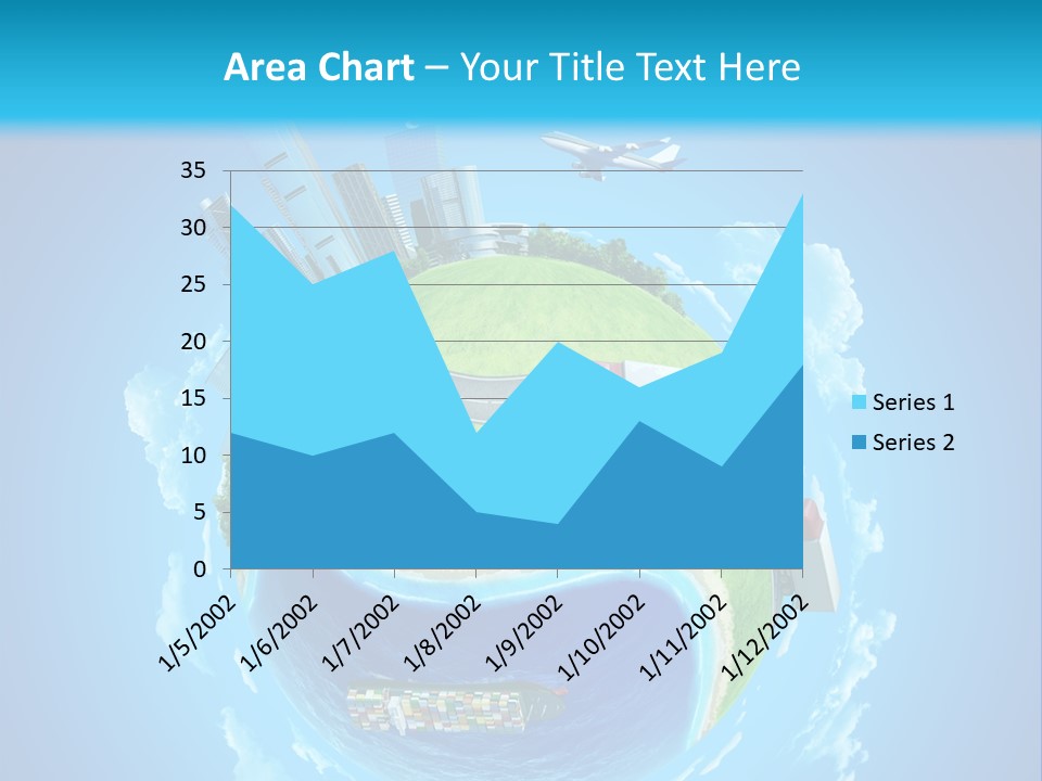 Planet Sea Deliver PowerPoint Template