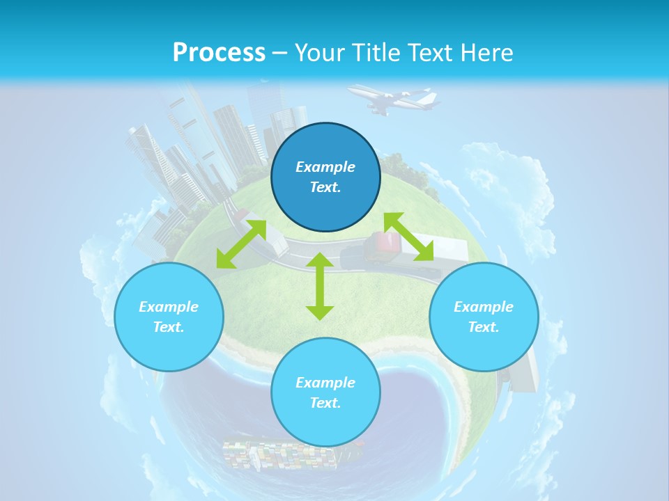 Planet Sea Deliver PowerPoint Template