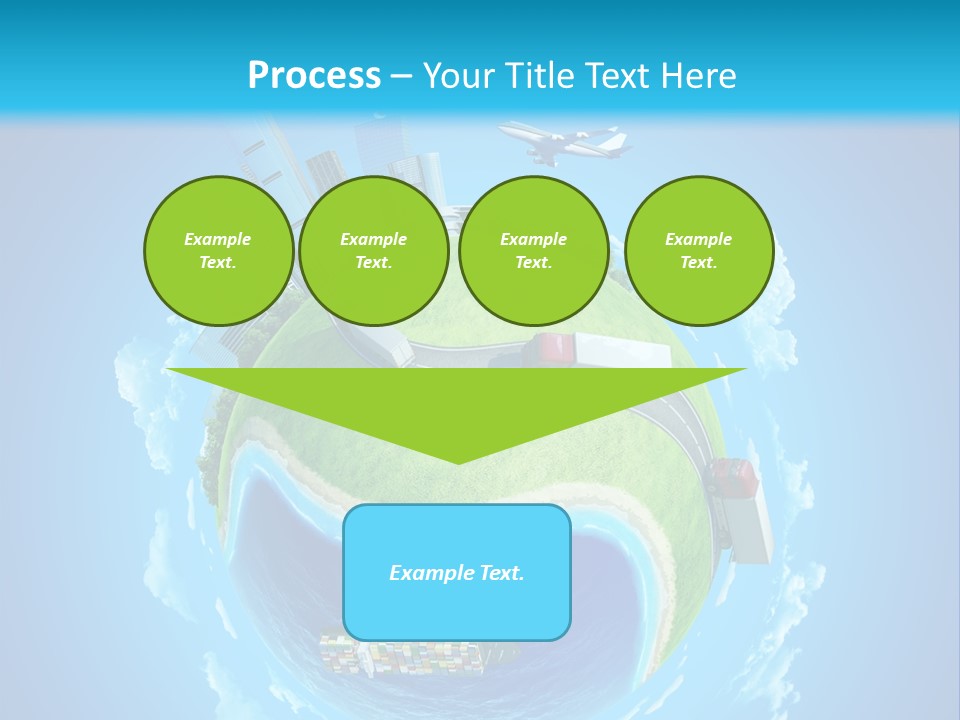 Planet Sea Deliver PowerPoint Template