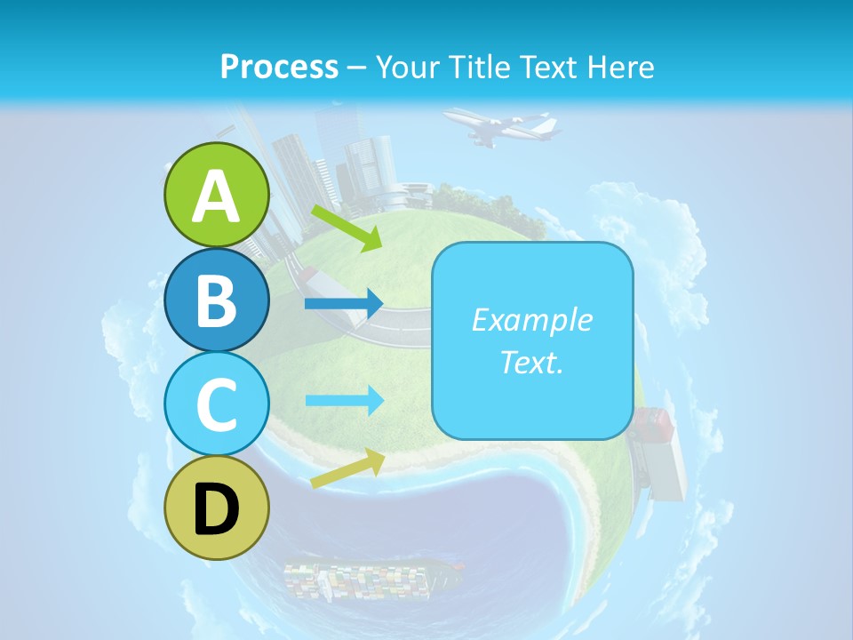 Planet Sea Deliver PowerPoint Template
