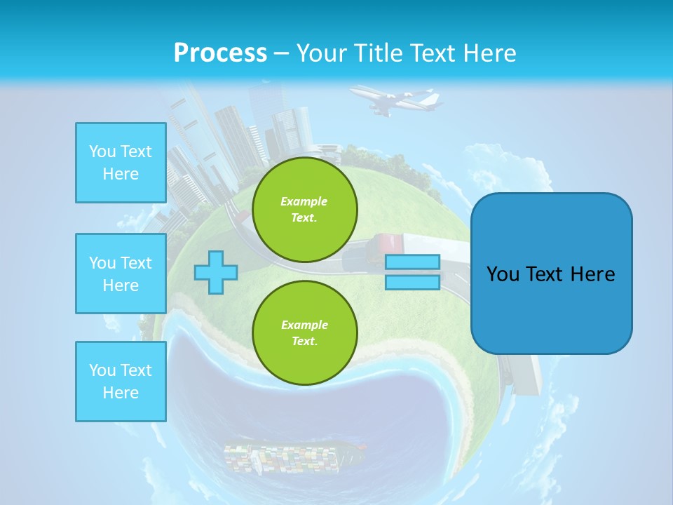 Planet Sea Deliver PowerPoint Template