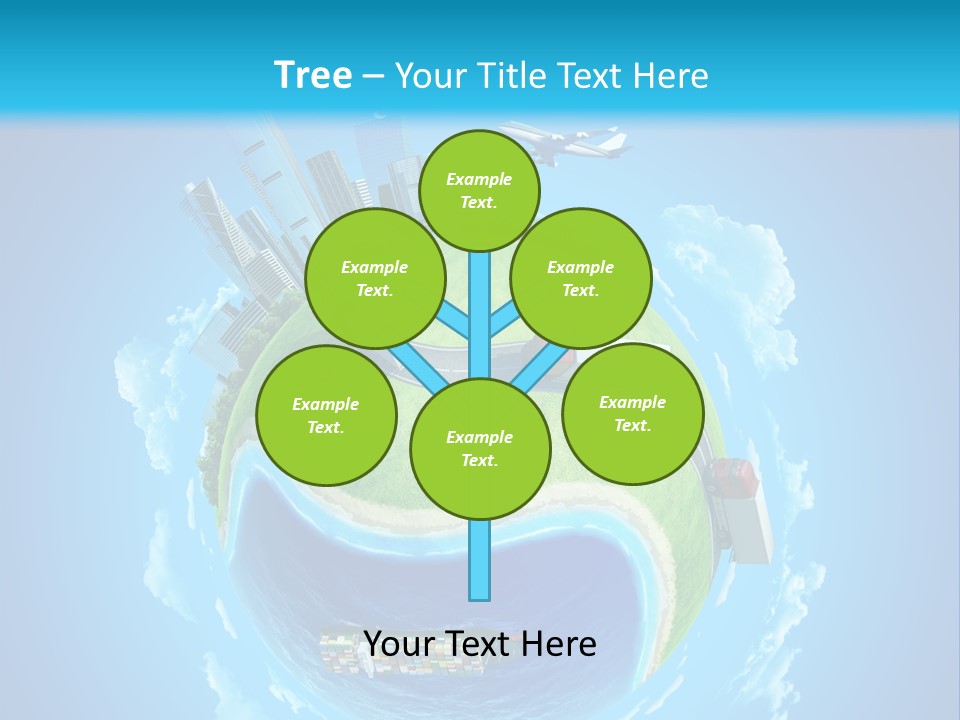 Planet Sea Deliver PowerPoint Template