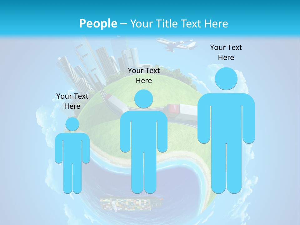 Planet Sea Deliver PowerPoint Template