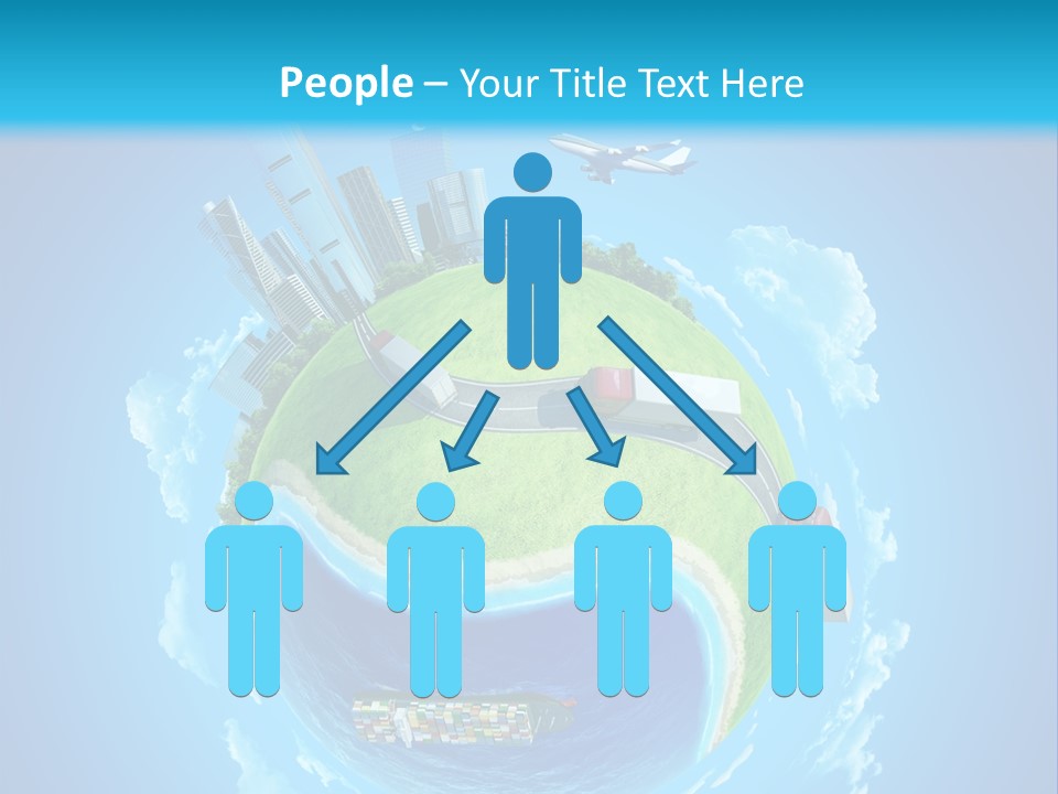 Planet Sea Deliver PowerPoint Template