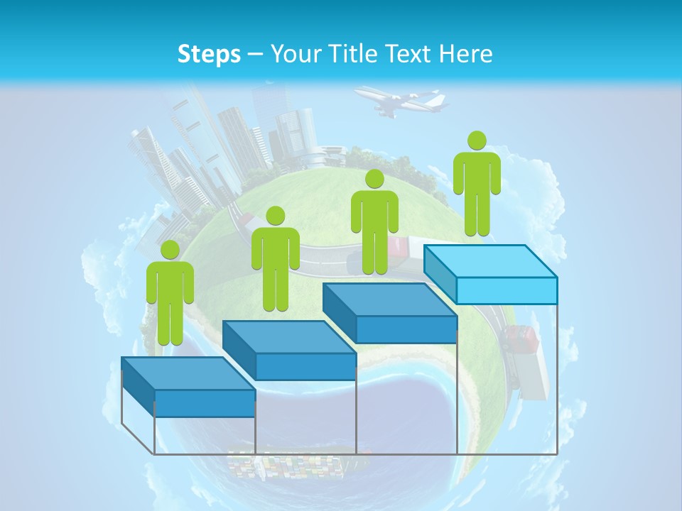 Planet Sea Deliver PowerPoint Template