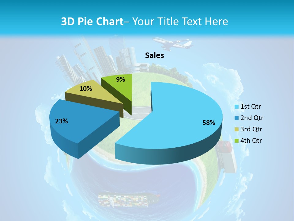 Planet Sea Deliver PowerPoint Template