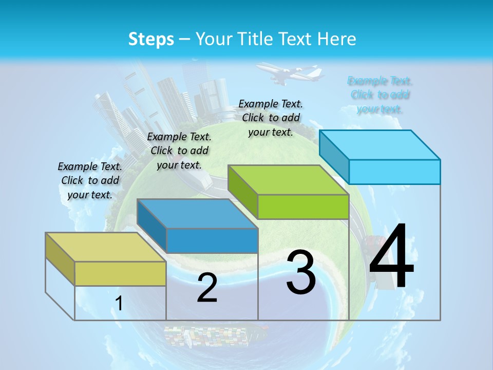 Planet Sea Deliver PowerPoint Template