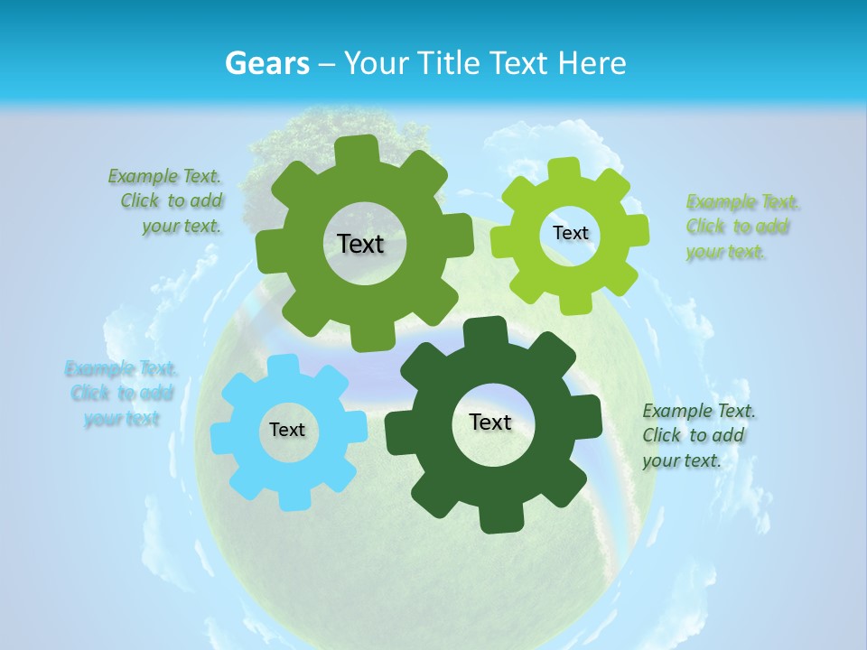 Rural Land Meadow PowerPoint Template