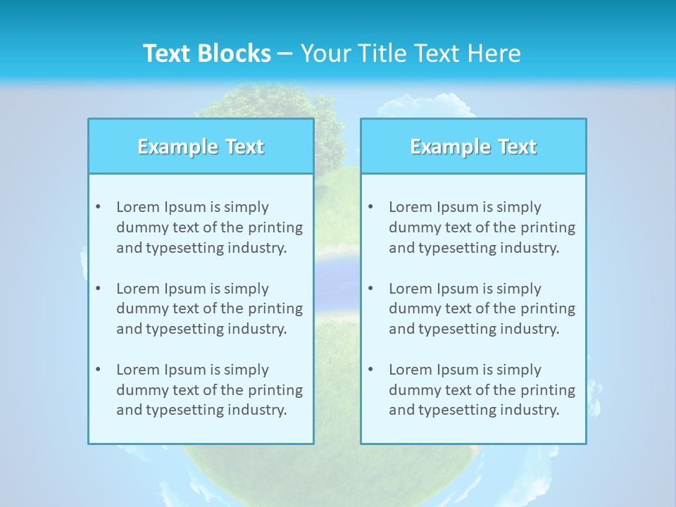 Rural Land Meadow PowerPoint Template