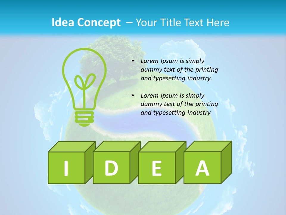 Rural Land Meadow PowerPoint Template