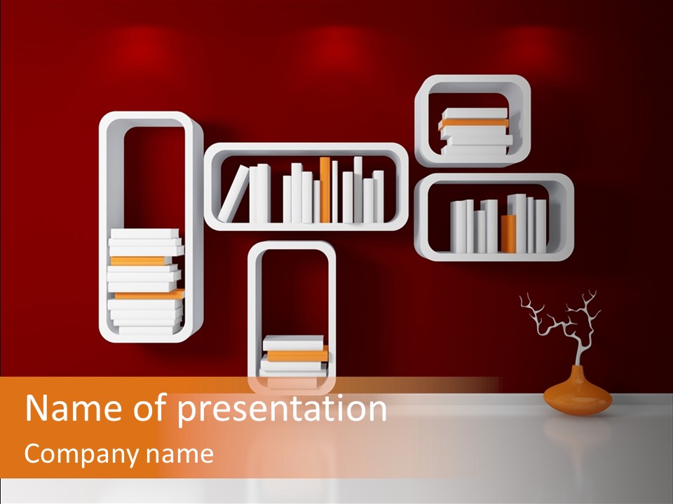 Pot Elegance Orange PowerPoint Template