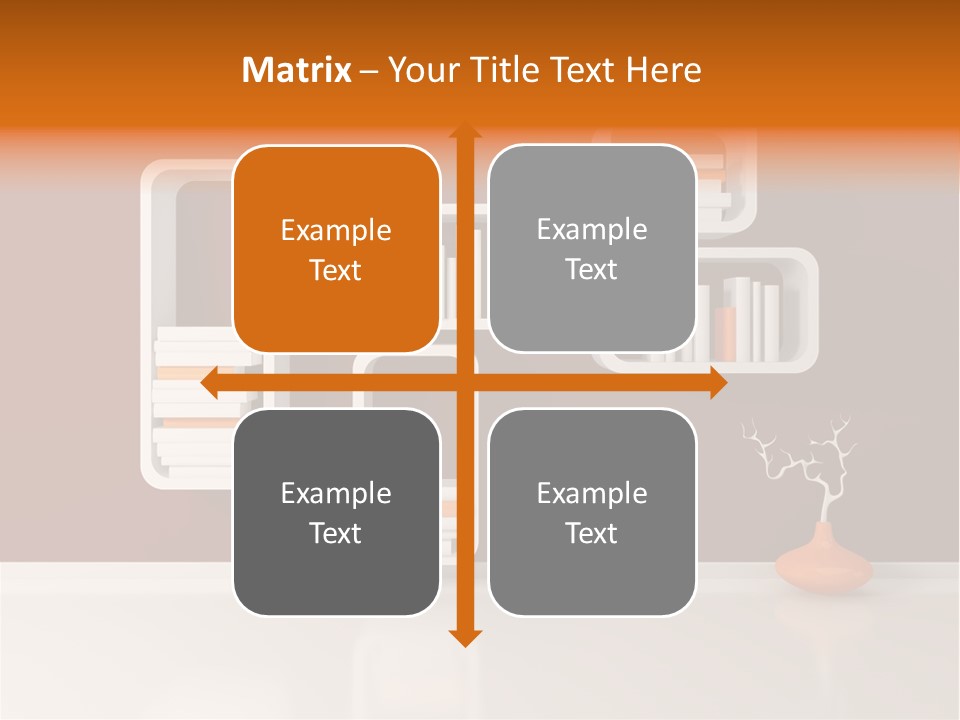 Pot Elegance Orange PowerPoint Template
