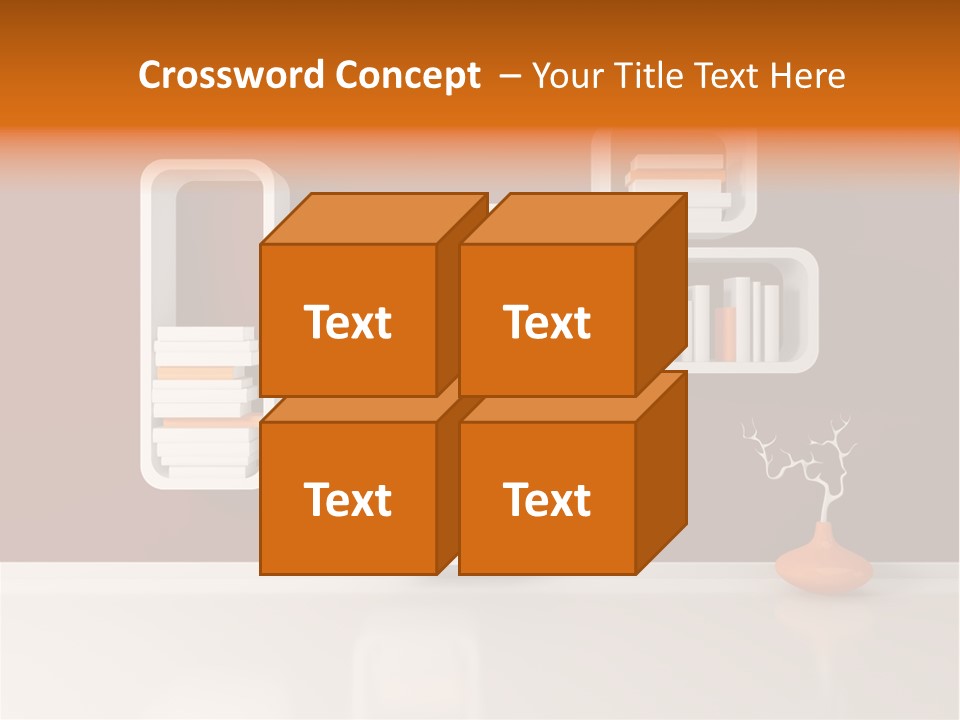 Pot Elegance Orange PowerPoint Template