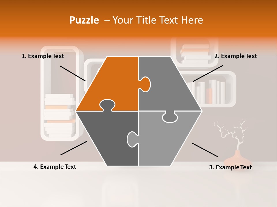 Pot Elegance Orange PowerPoint Template