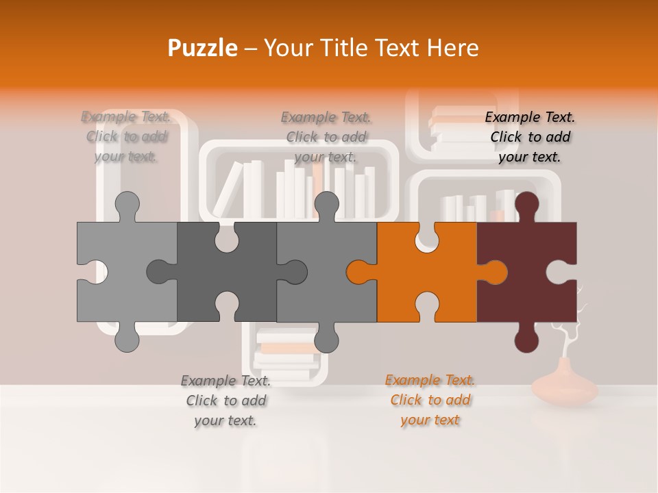 Pot Elegance Orange PowerPoint Template