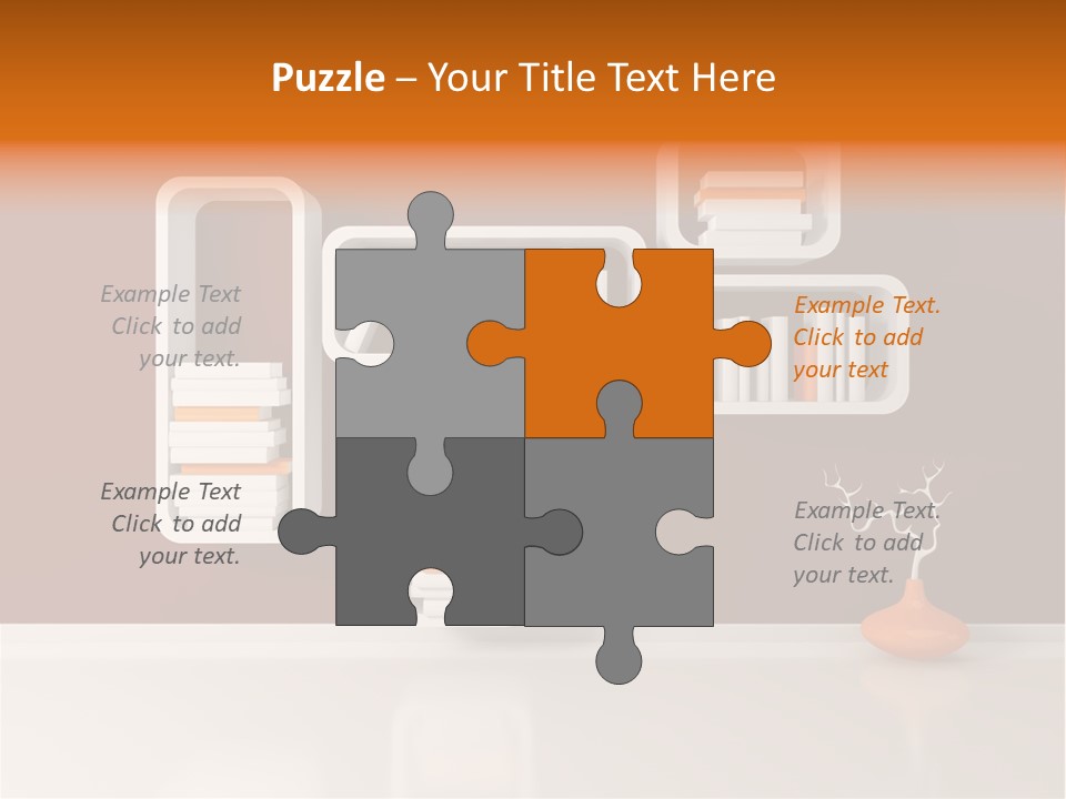 Pot Elegance Orange PowerPoint Template