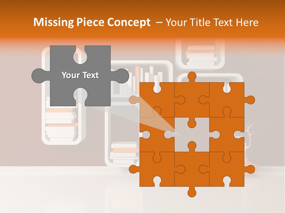 Pot Elegance Orange PowerPoint Template