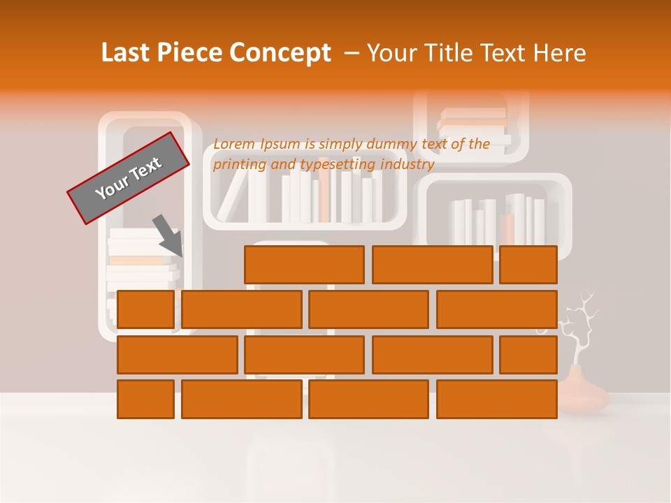 Pot Elegance Orange PowerPoint Template