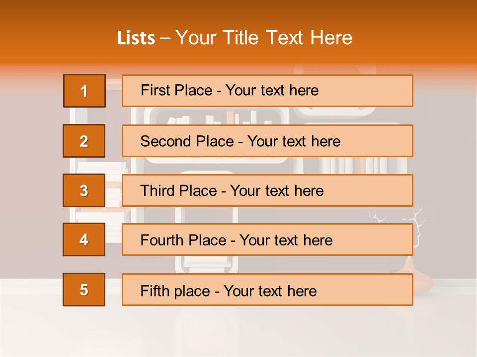 Pot Elegance Orange PowerPoint Template
