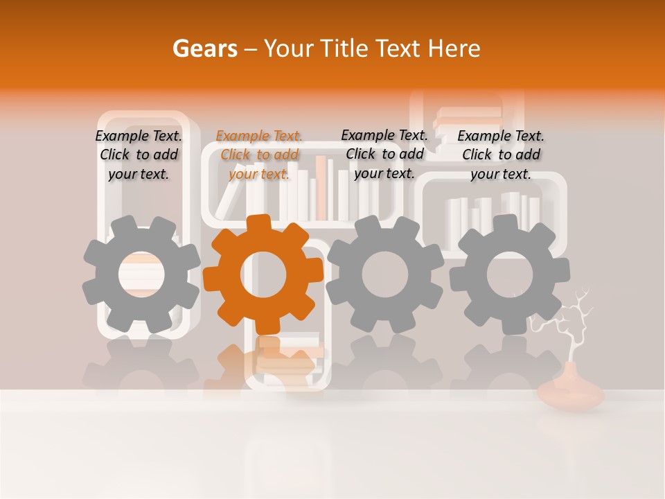 Pot Elegance Orange PowerPoint Template