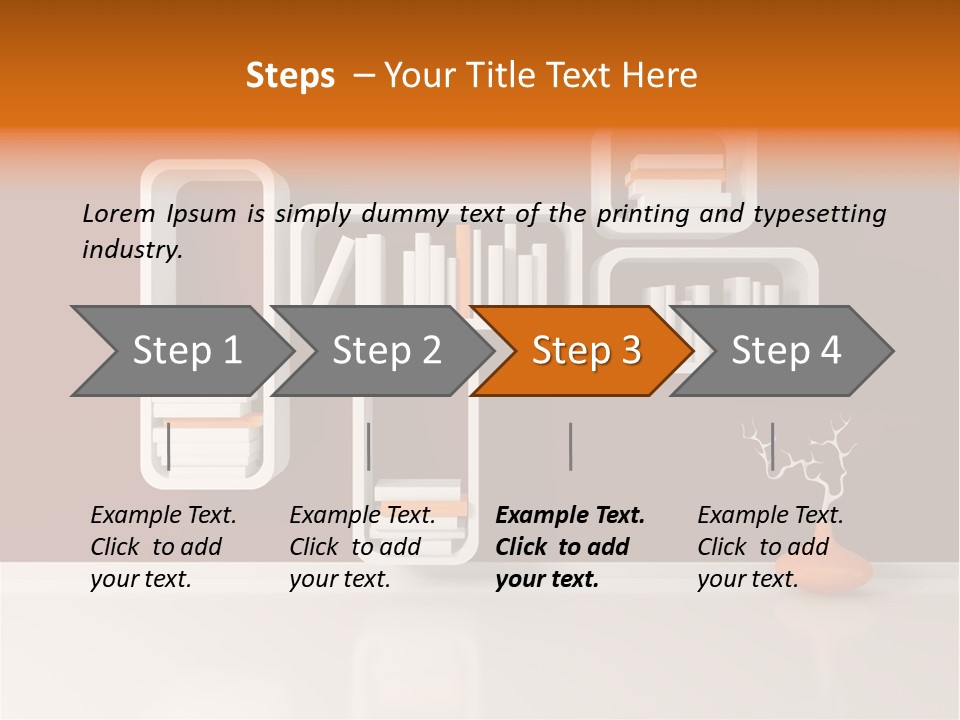 Pot Elegance Orange PowerPoint Template