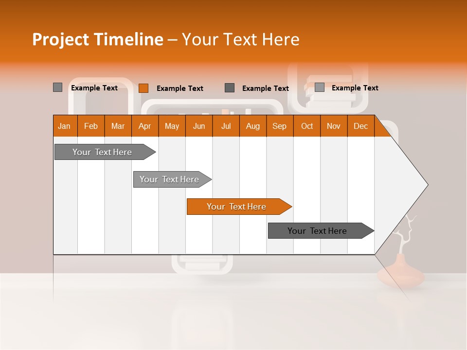 Pot Elegance Orange PowerPoint Template
