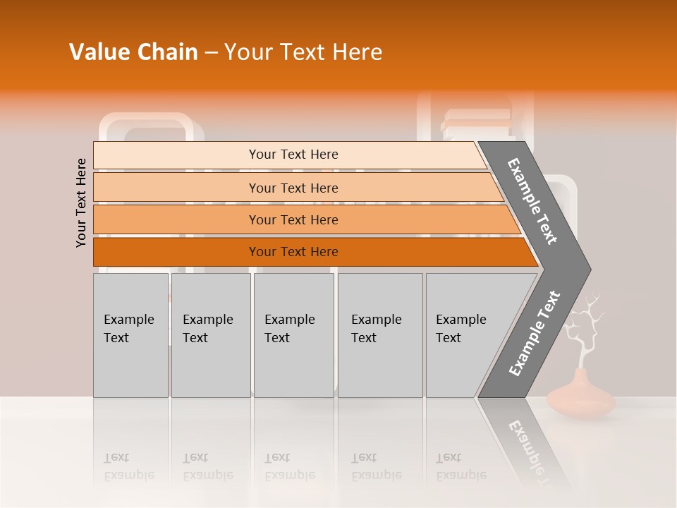 Pot Elegance Orange PowerPoint Template