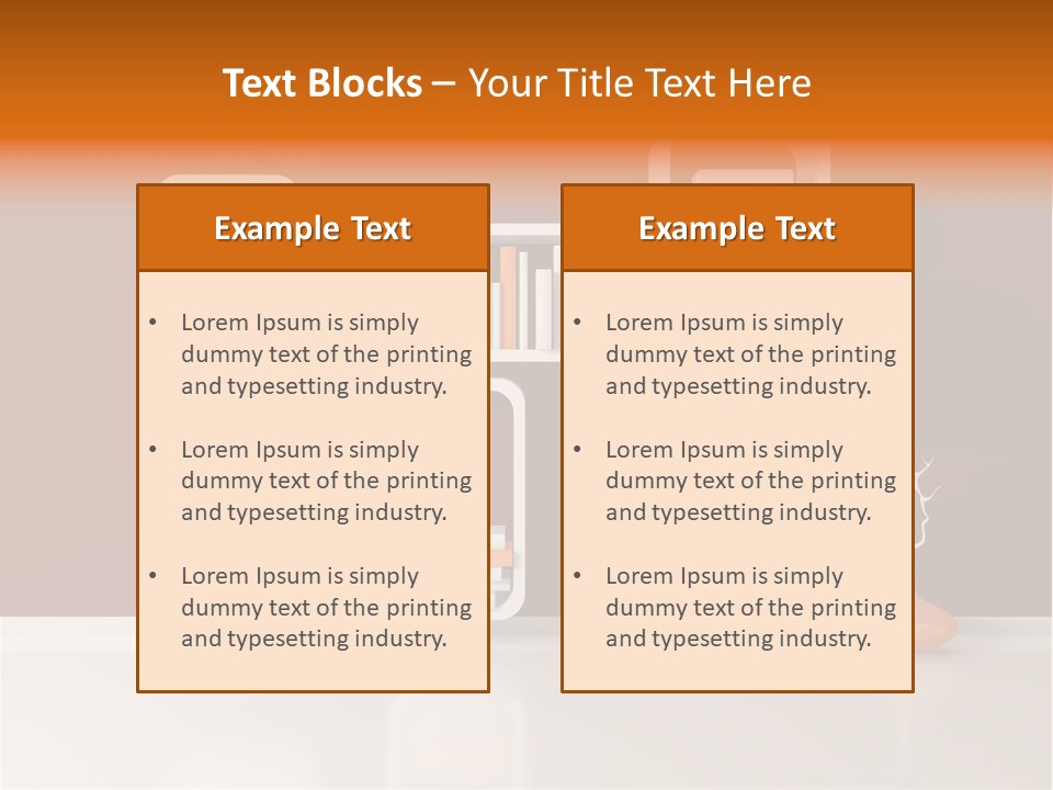 Pot Elegance Orange PowerPoint Template