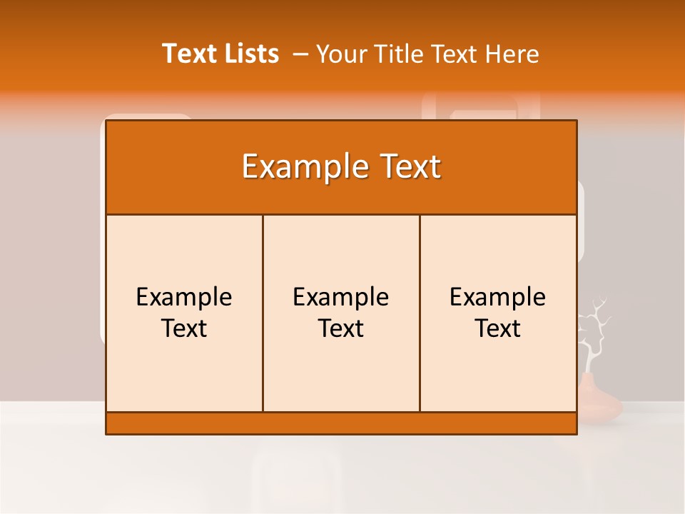 Pot Elegance Orange PowerPoint Template