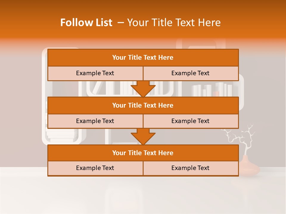 Pot Elegance Orange PowerPoint Template