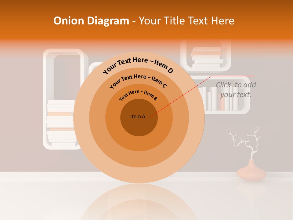 Pot Elegance Orange PowerPoint Template