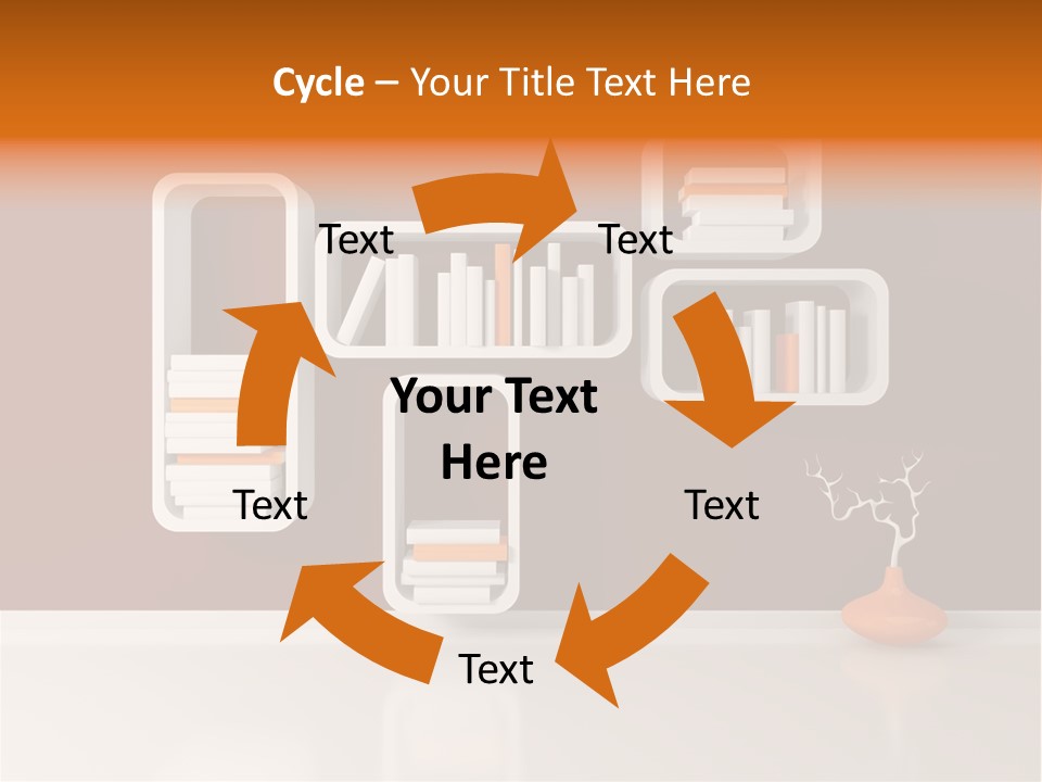 Pot Elegance Orange PowerPoint Template