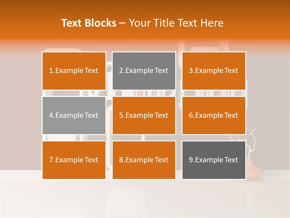 Pot Elegance Orange PowerPoint Template