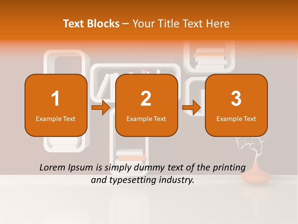 Pot Elegance Orange PowerPoint Template