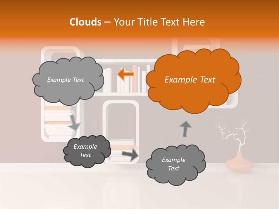 Pot Elegance Orange PowerPoint Template