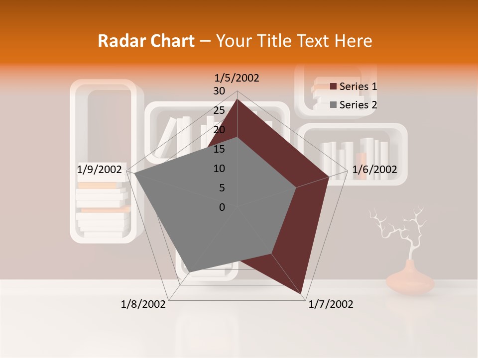 Pot Elegance Orange PowerPoint Template