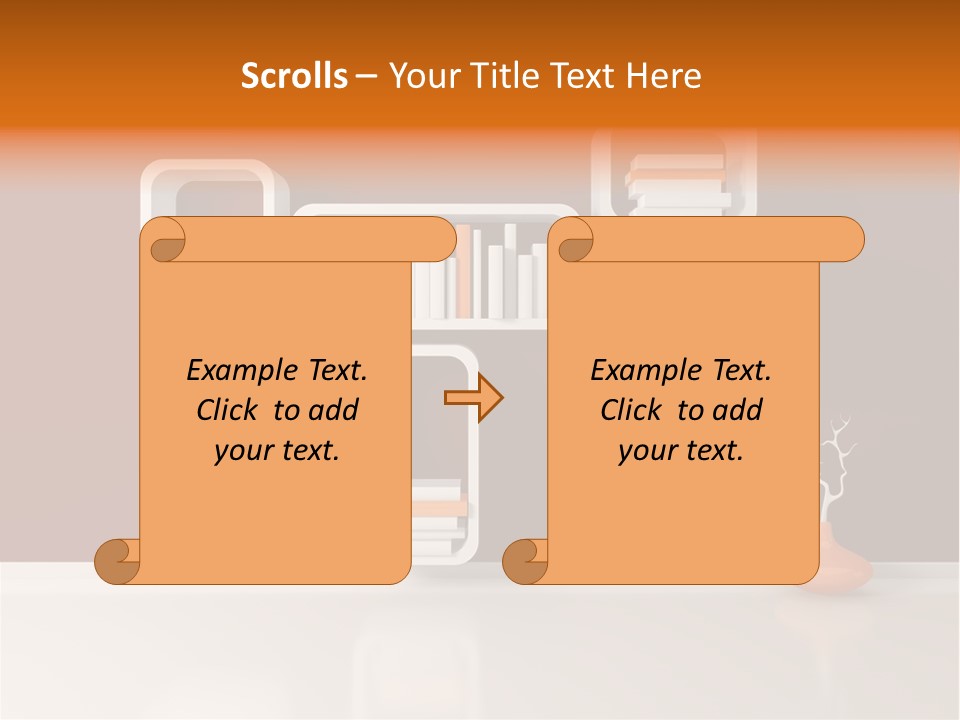 Pot Elegance Orange PowerPoint Template