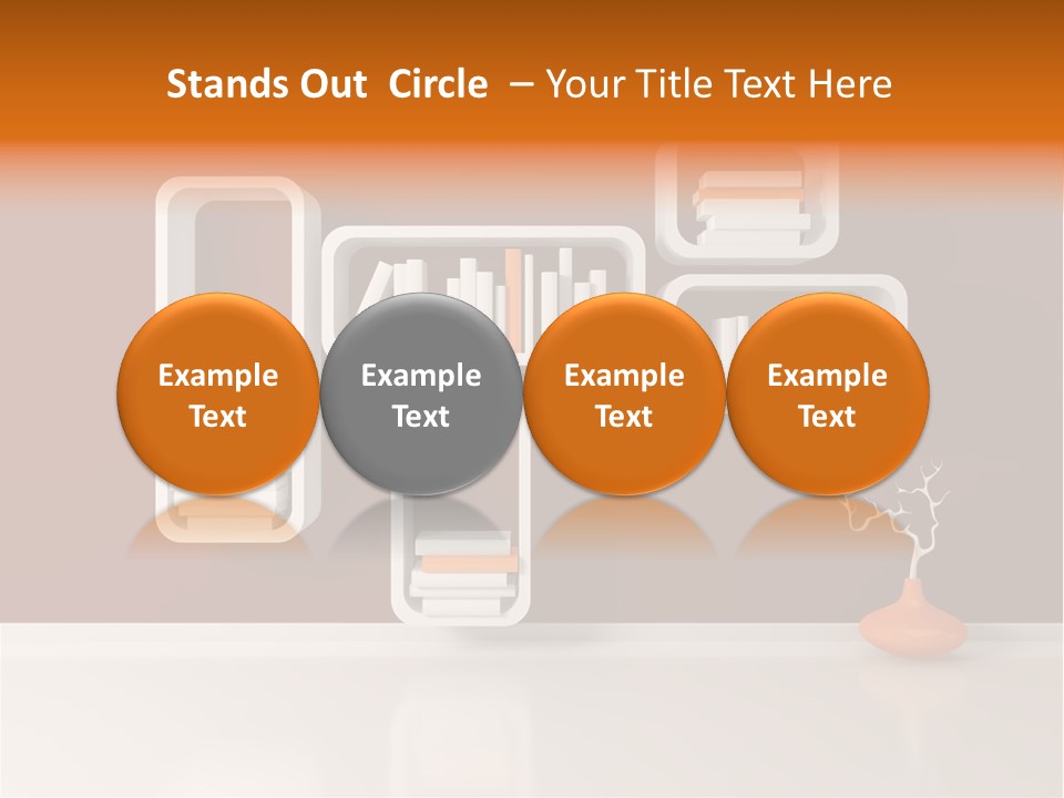 Pot Elegance Orange PowerPoint Template