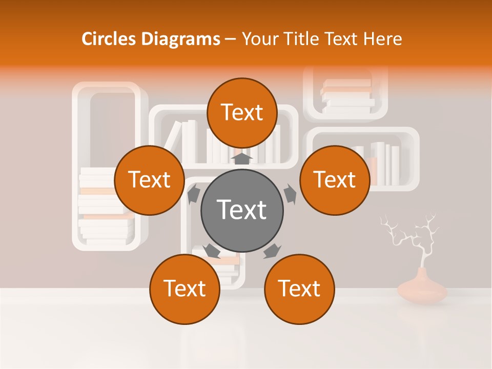 Pot Elegance Orange PowerPoint Template