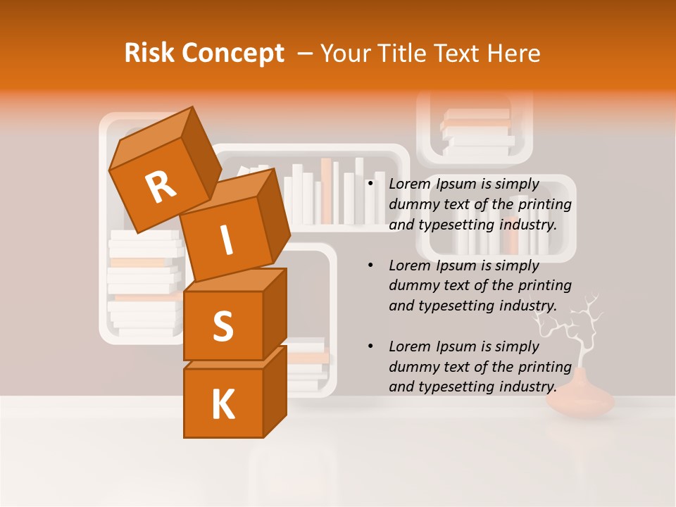 Pot Elegance Orange PowerPoint Template