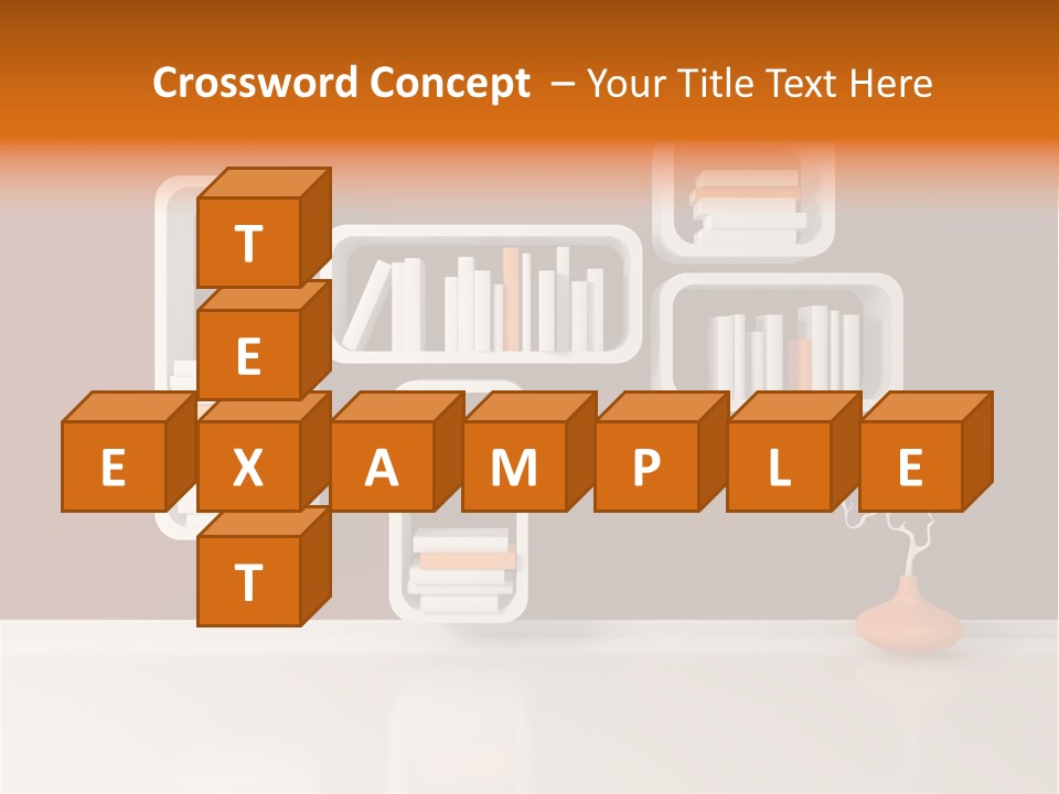 Pot Elegance Orange PowerPoint Template