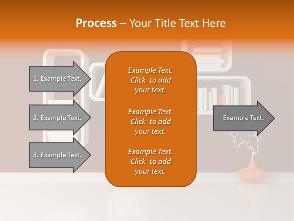 Pot Elegance Orange PowerPoint Template