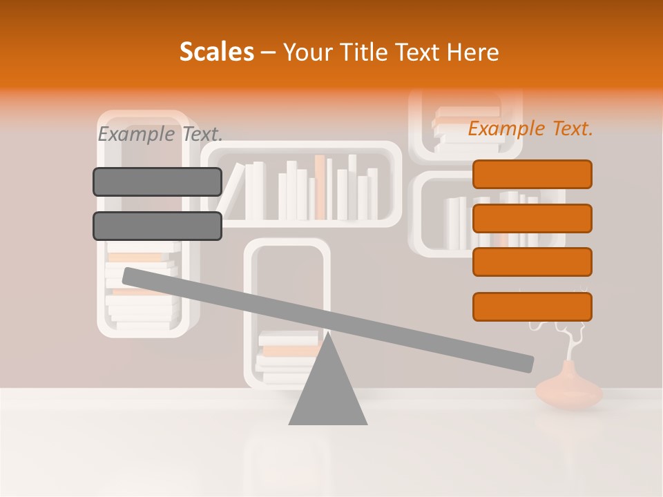 Pot Elegance Orange PowerPoint Template