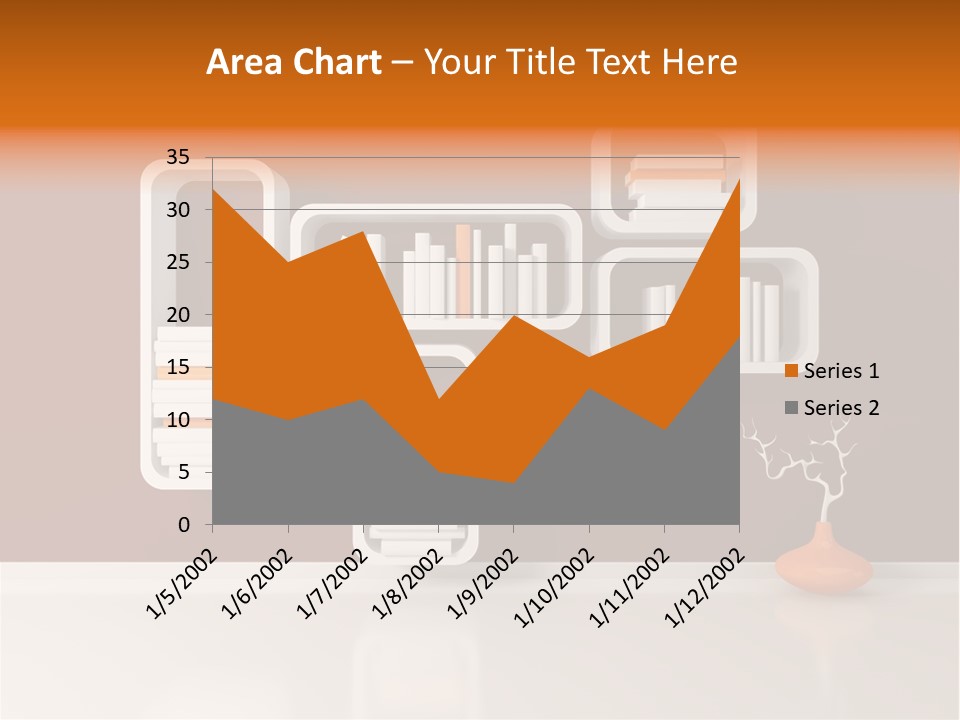 Pot Elegance Orange PowerPoint Template