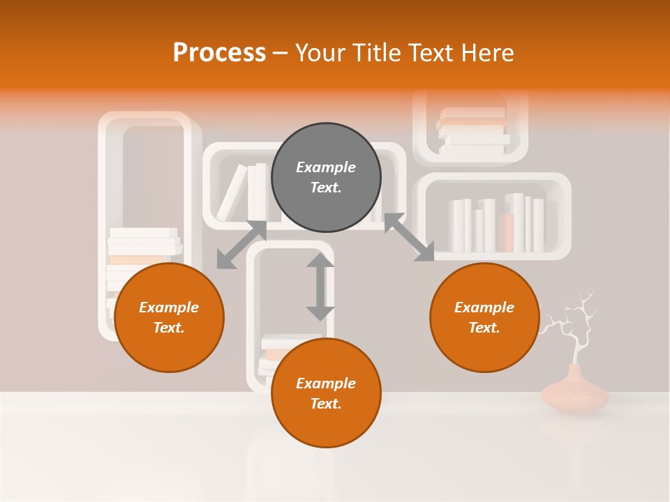 Pot Elegance Orange PowerPoint Template