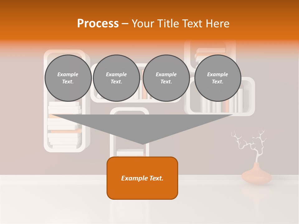 Pot Elegance Orange PowerPoint Template