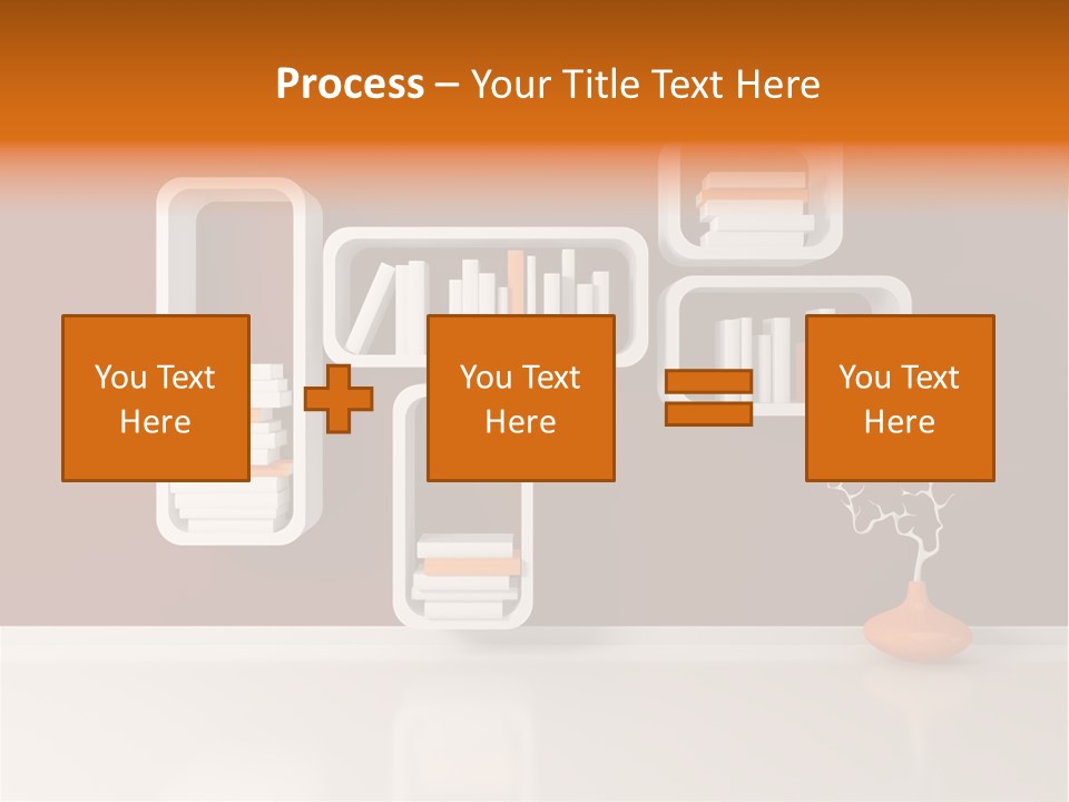 Pot Elegance Orange PowerPoint Template
