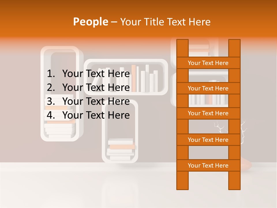 Pot Elegance Orange PowerPoint Template