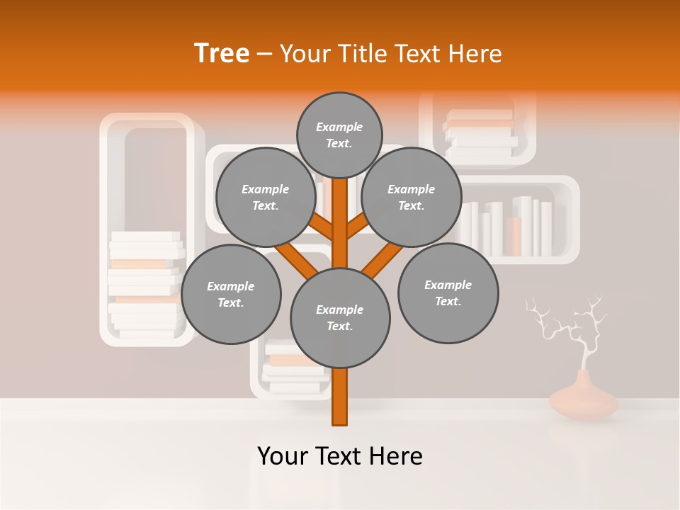 Pot Elegance Orange PowerPoint Template