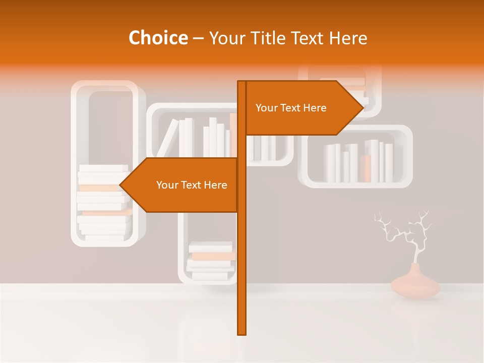 Pot Elegance Orange PowerPoint Template